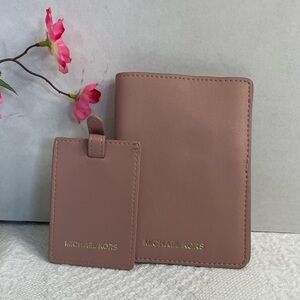 Michael Kors Dusty Rose Luggage Tag